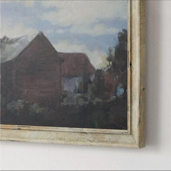 16" x 10" House Amidst The Trees Framed Canvas - Threshold Studio McGee - Picture 3 of 6